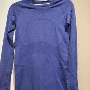 lululemon athletica Blue Long Sleeve Top